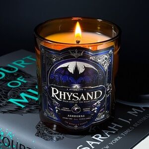 Rhysand - High Lord of the Night Court • 8oz | Ashborne Candle | ACOTAR Series